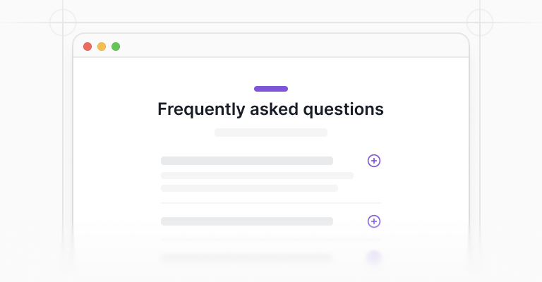 FAQ pages